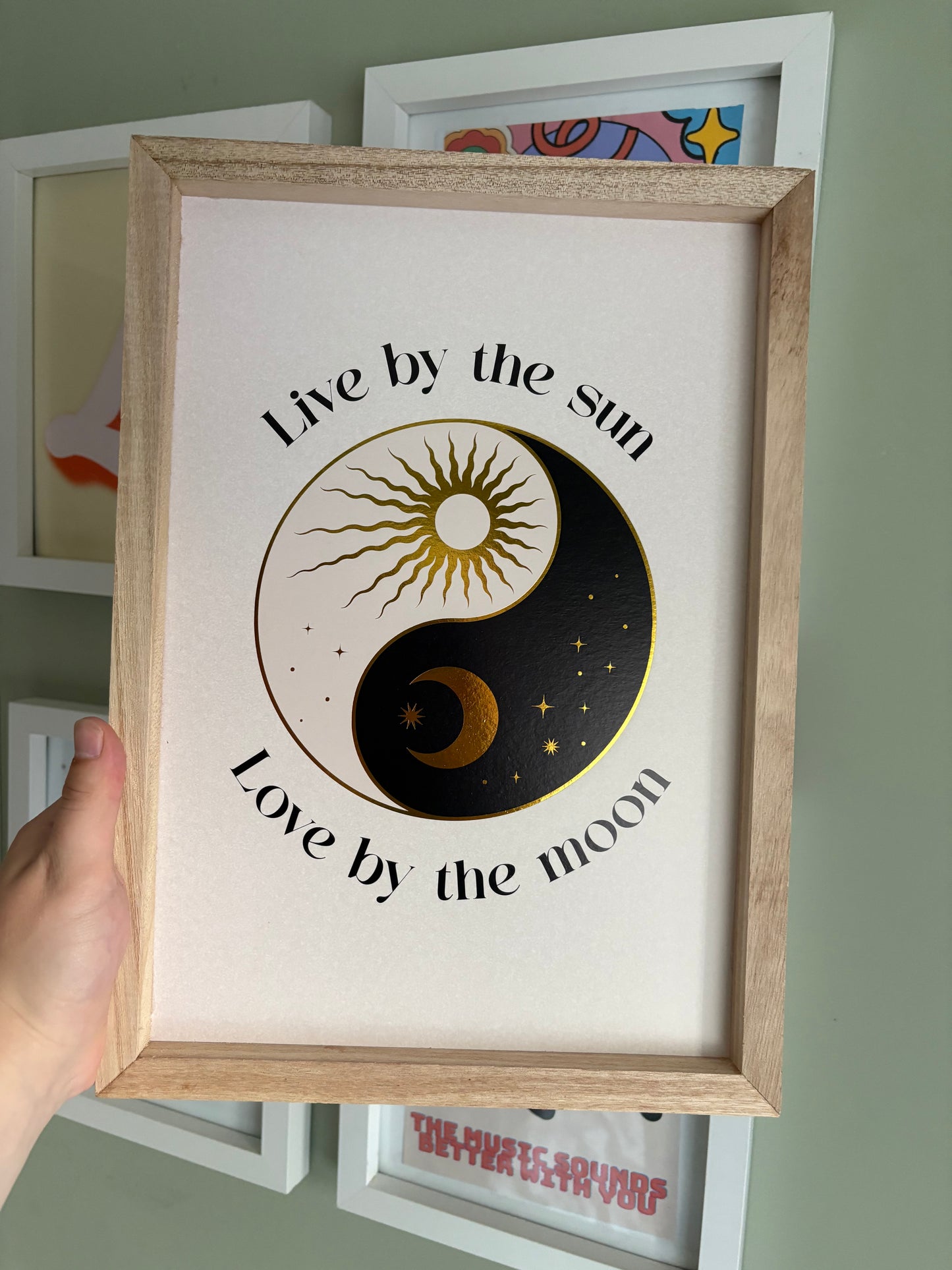 Live by the sun print