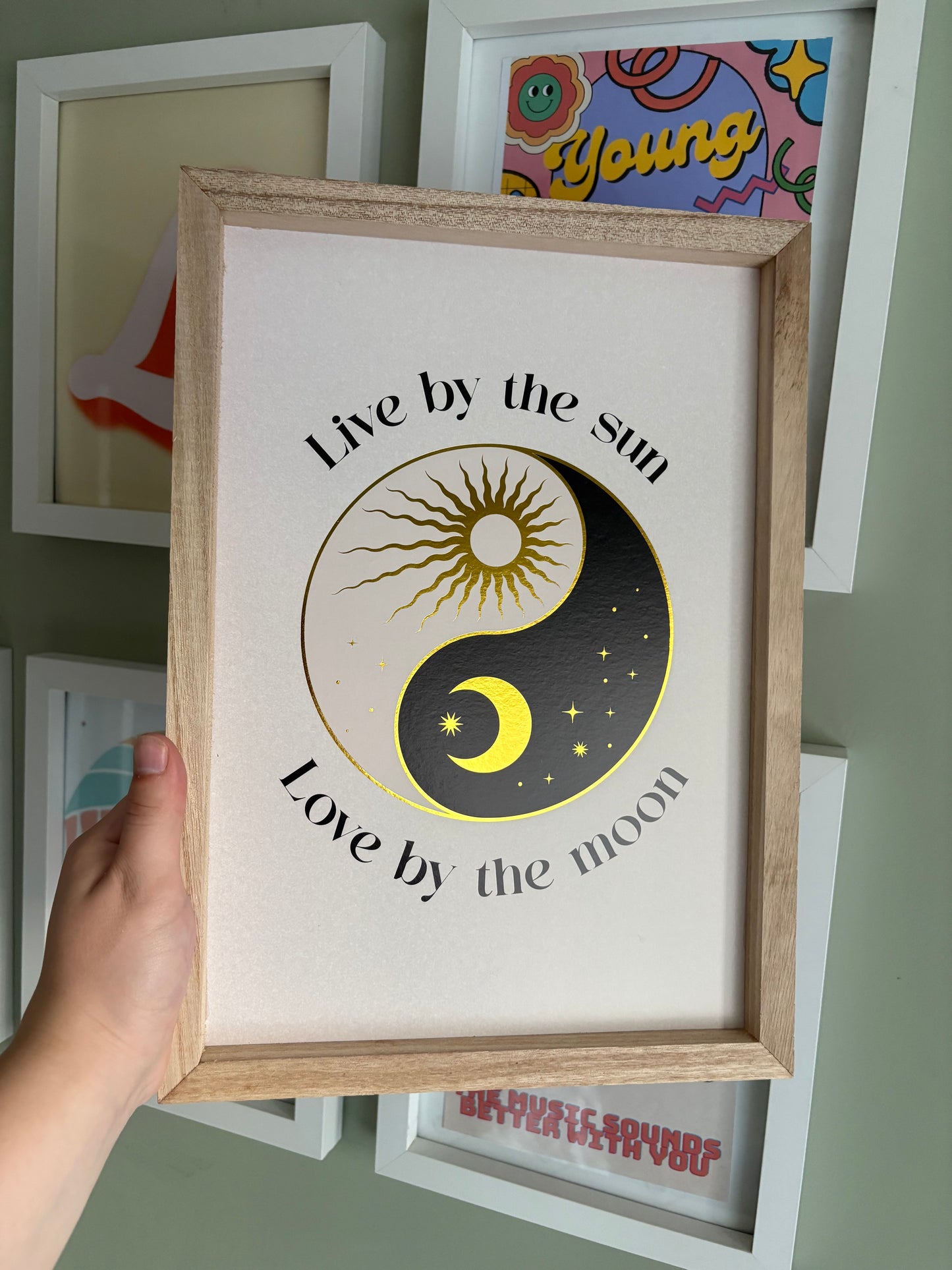Live by the sun print