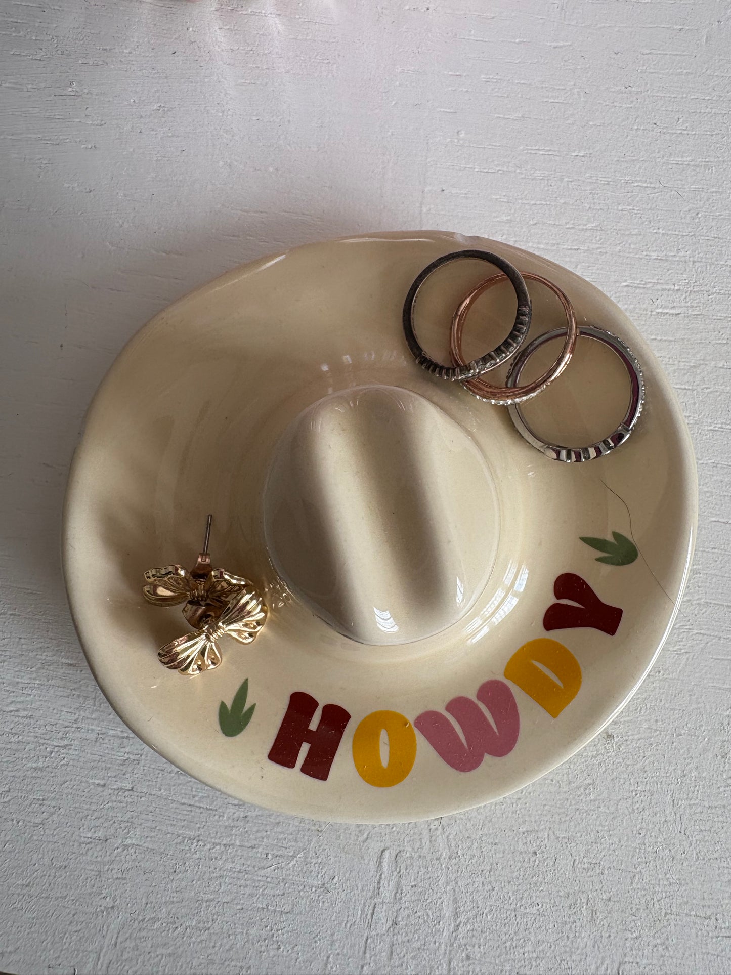 Howdy Trinket Dish