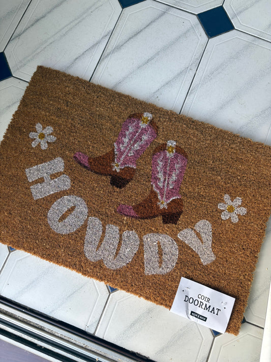 Howdy Door Mat