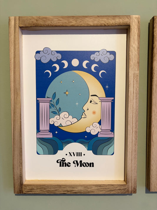 The Moon Framed Art Print