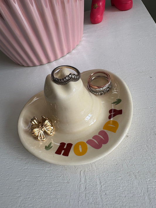 Howdy Trinket Dish