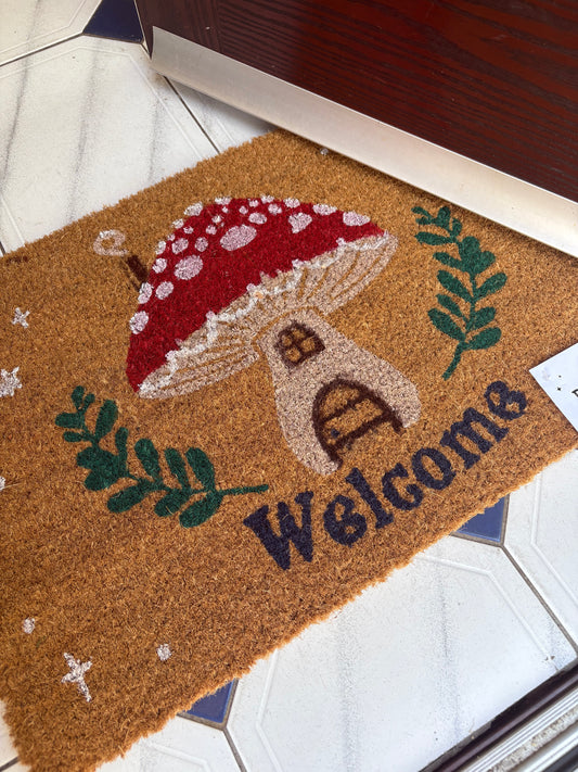 Toad stool Door Mat