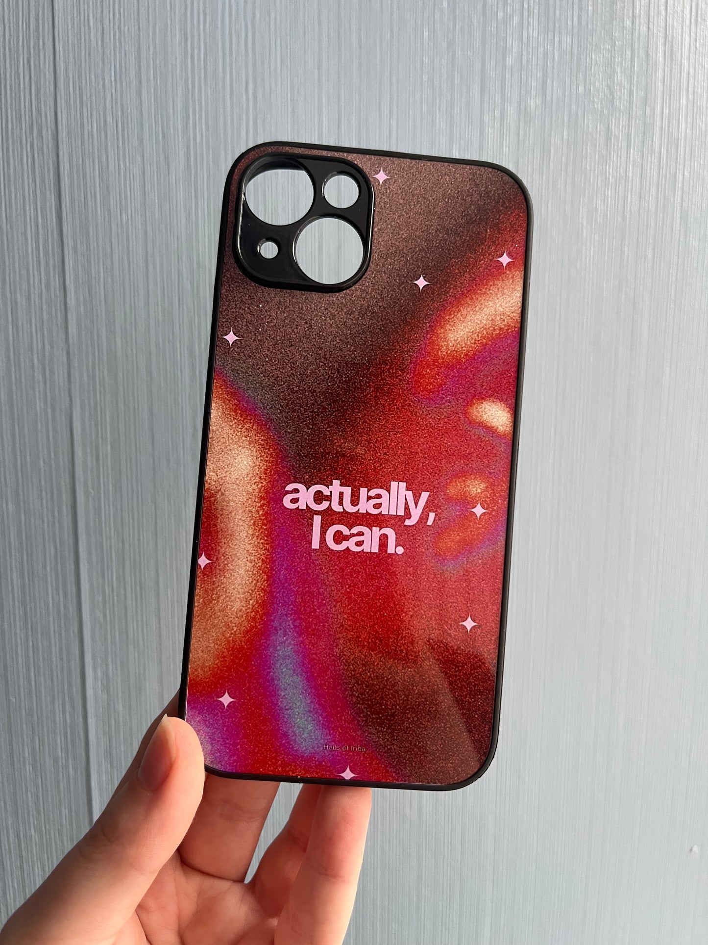 Actually, I can